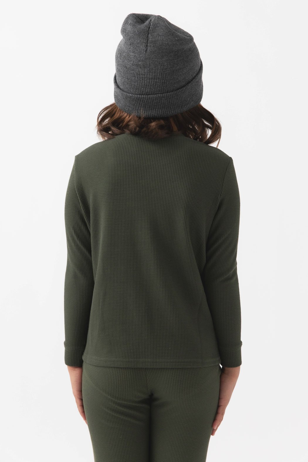 Children's Bamboo Waffle Knit Base Layer Long Sleeve - Image 2