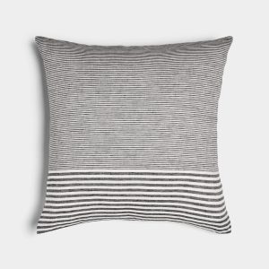 Striped Linen Throw Pillow