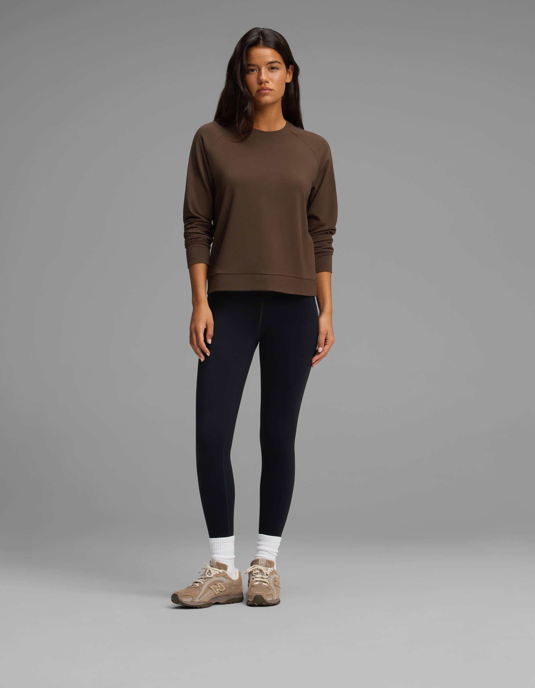 Women's Brushed Bamboo Pullover Crew - Image 3