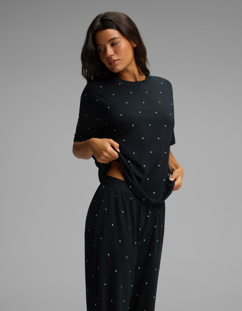Women's First Layer Pajama Short Sleeve Tee & Pajama Pant Set - Image 3