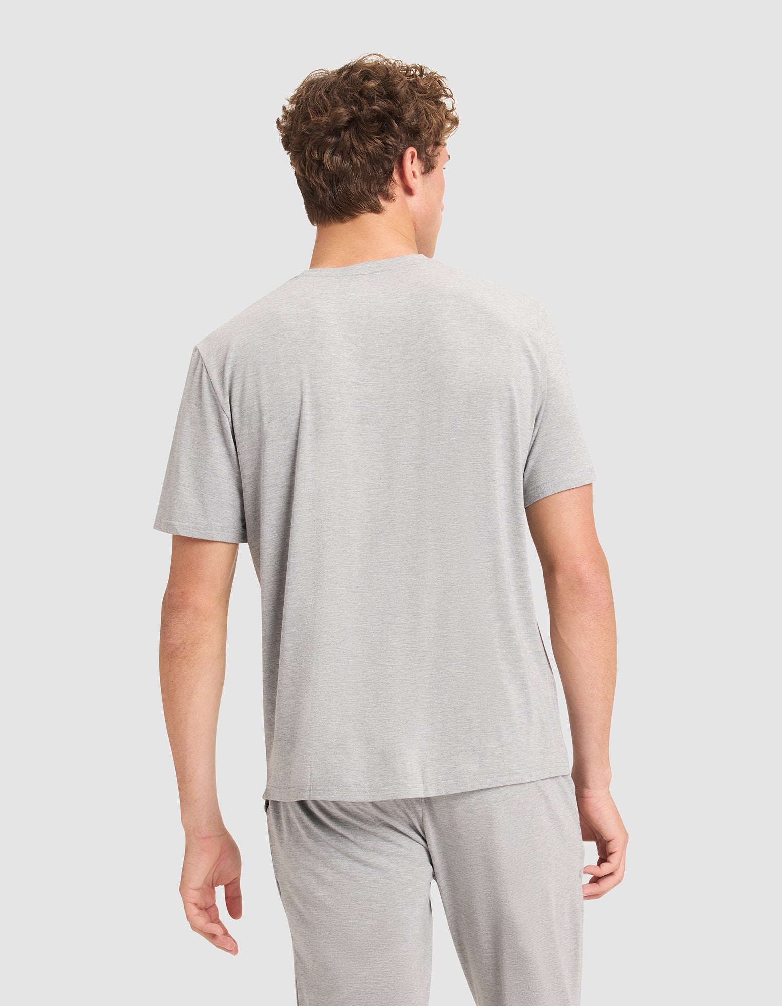 Men's Bamboo Stretch-Knit Short Sleeve Pajama Tee - Image 2