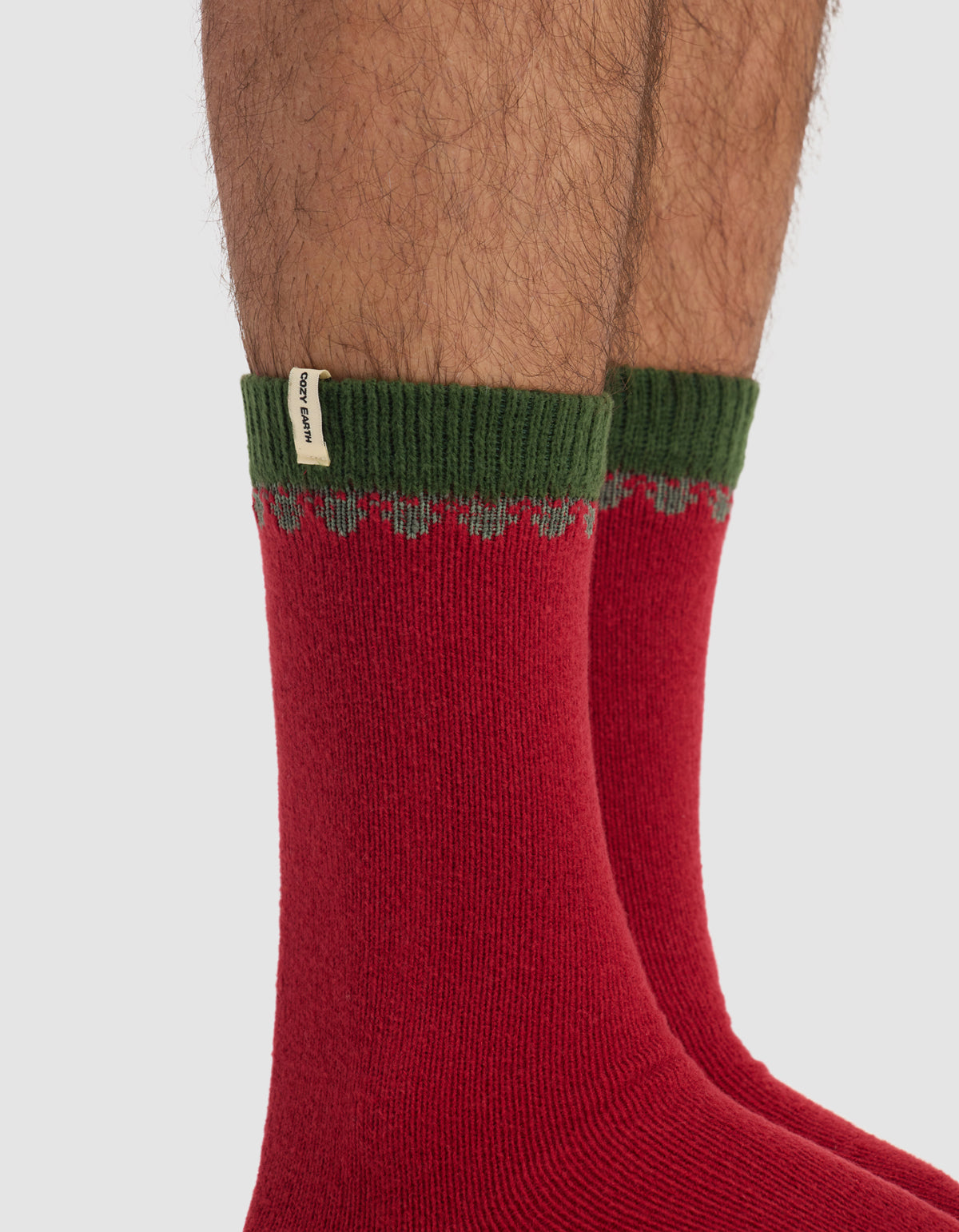 Mistletoe Plush Lounge Calf Sock - Image 8