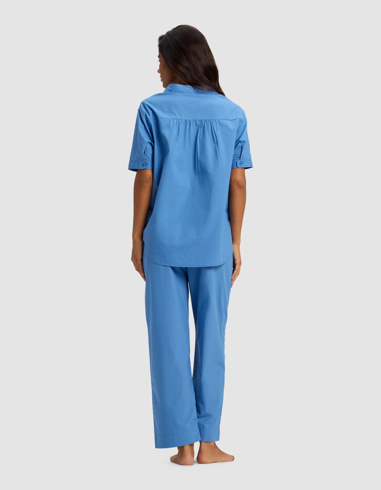 Women's Sutton Short Sleeve & Cropped Pajama Pant Set - Image 3
