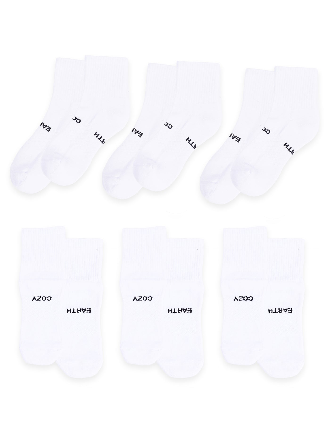 Men's Essential Quarter Sock 6-Pack - Image 6