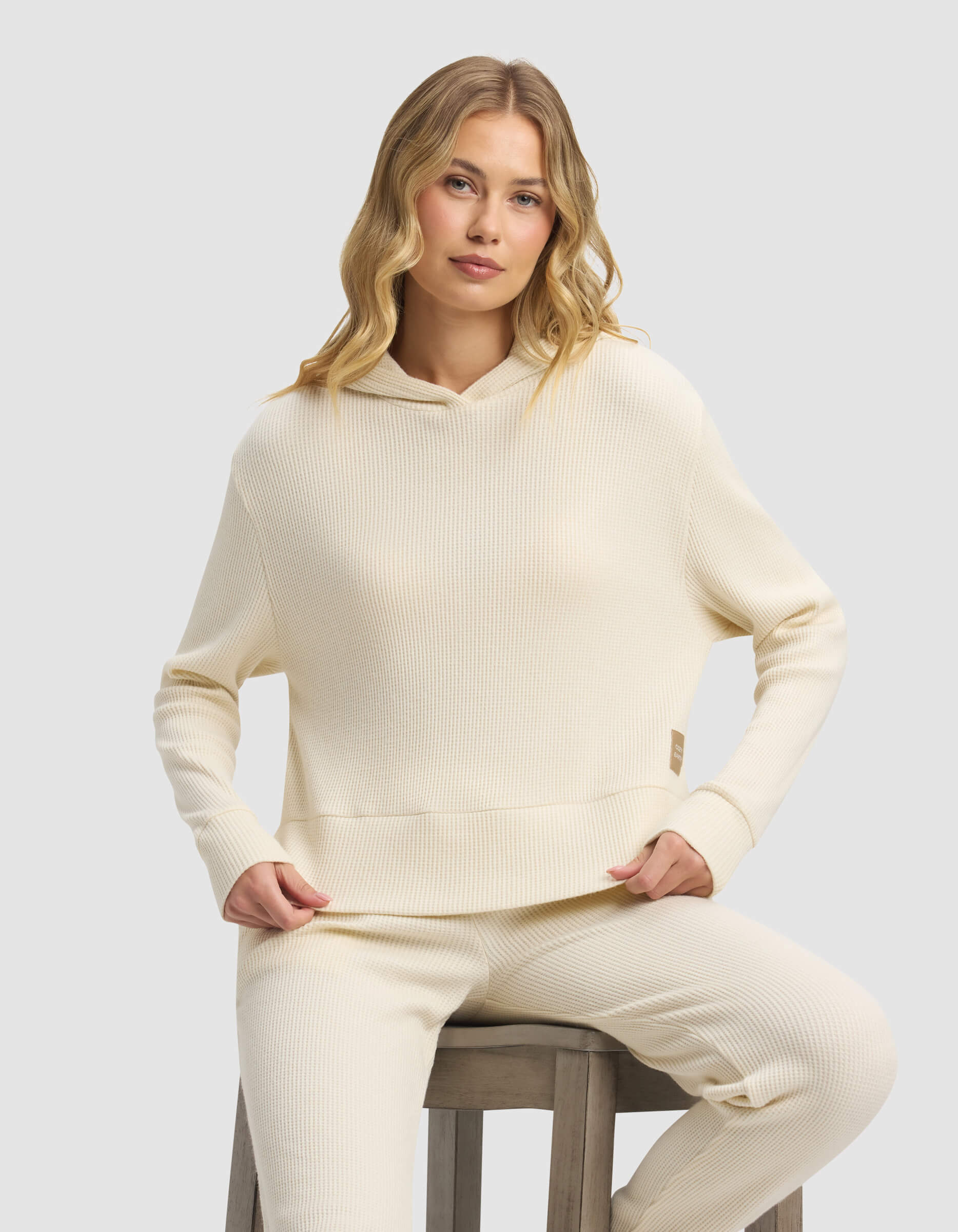 Women's Blake Waffle Hoodie & Jogger Set - Image 4