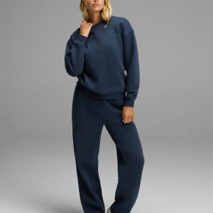 Women's CityScape Crewneck & Wide Leg Pant Set