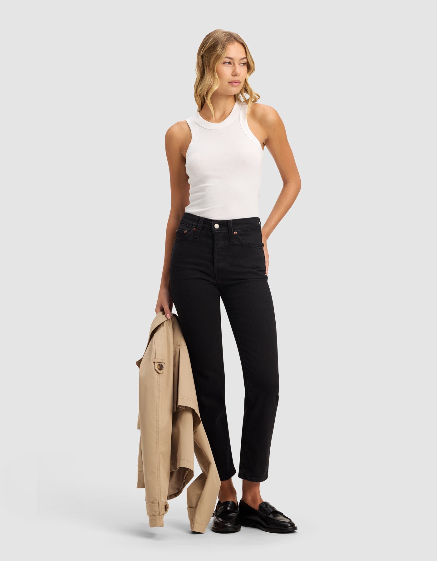 Women's Fine Ribbed Tank - Image 4