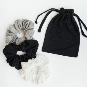 Bamboo Stretch-Knit Scrunchies